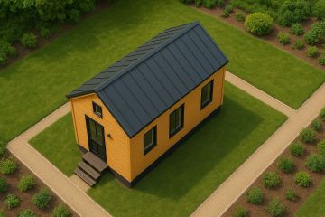 Tiny House İçin Minimalist Bahçe Tasarımı