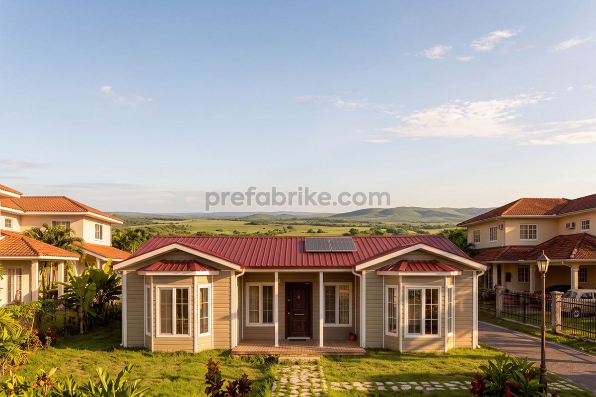 prefabrik evlerde minimalist tasarımlar