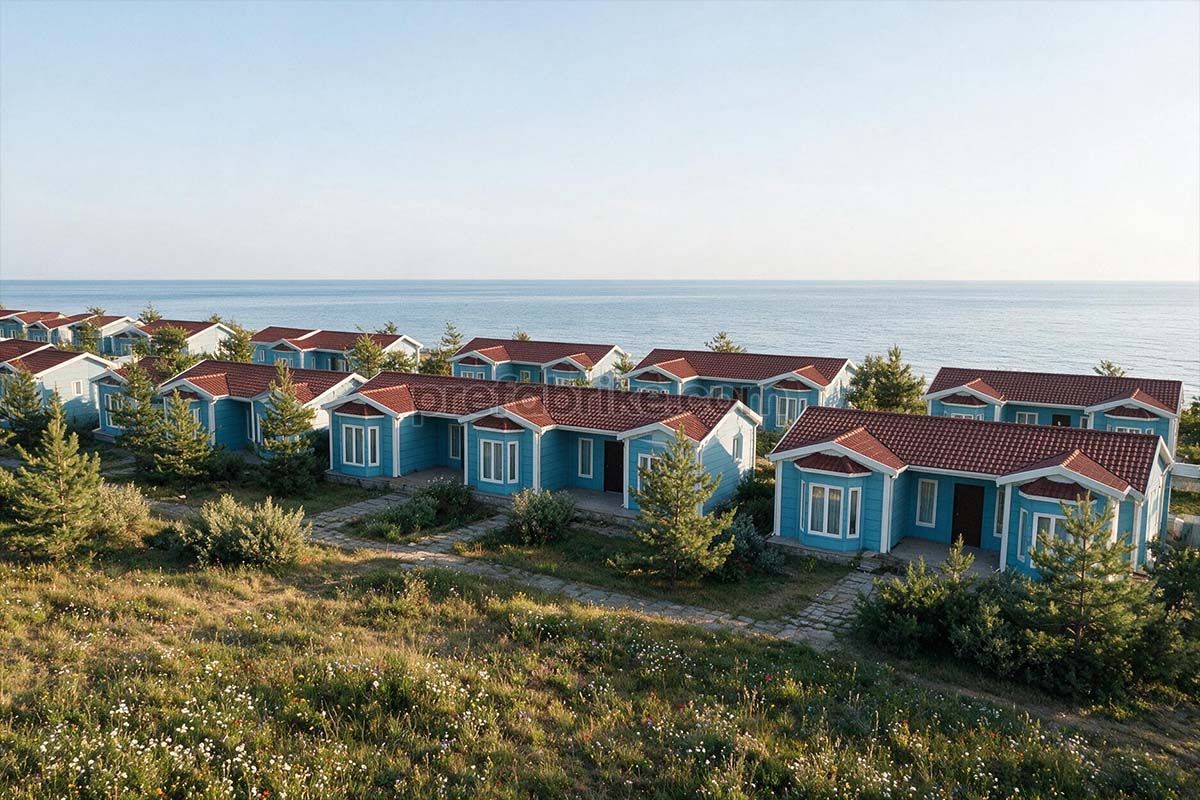 prefabrik villa misafir evi