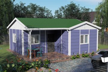 51 m² Prefabrik Ev
