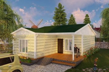 73 m² Prefabrik Ev