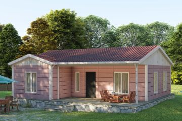 87 m² Prefabrik Ev