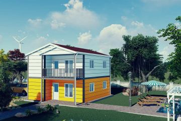 137 m² Çelik Ev Apart