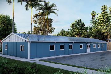 284 m² Prefabrik Hastane