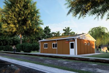 69 m² Prefabrik Hastane