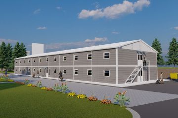 86 Kişilik Öğrenci Yatakhanesi