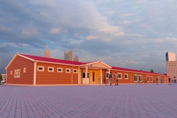 668 m² Prefabrik Okul