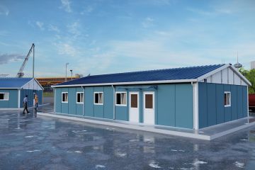 136 m² Prefabrik Yemekhane