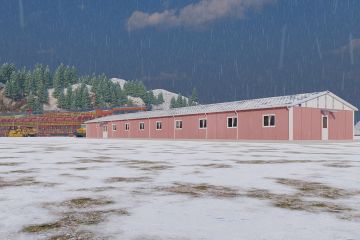 350 m² Prefabrik Yemekhane